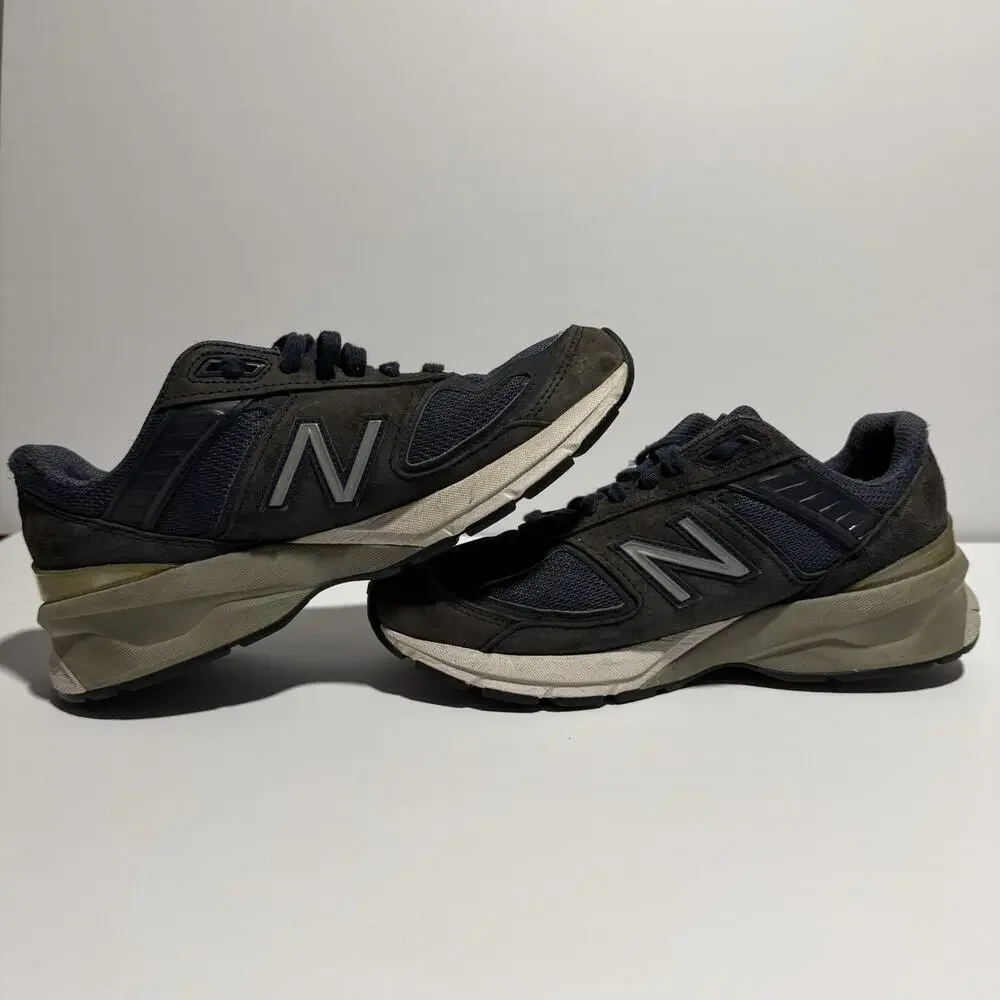 New Balance 990NV5 Athletic Walking Shoe Blue Made In USA W990NV5 Women’s 8 D